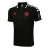 Manchester United Koszulka Polo Treningowa Czarny zielony 22-23
